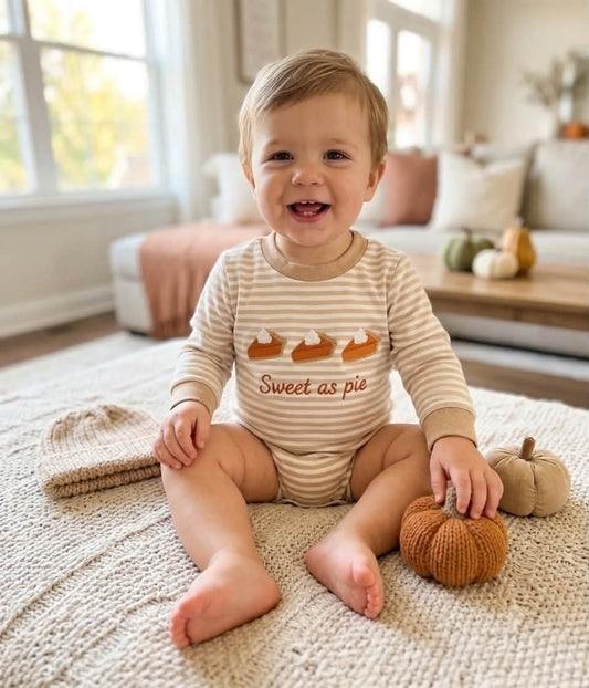 Sweet as Pie Hand French Knot Boy Bubble Ambabie