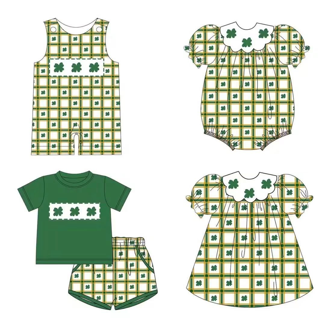 Green Clover Embroidery Collection - ETA December Boyis