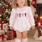 Hand French Knot White Polka Dots Nutcracker Bubble Ambabie