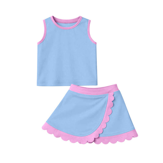 Color Block Skort Set - Eta August southernsweetpea