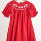 Red Candy Handsmocked Dress Honeydew