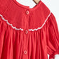 Red Candy Handsmocked Dress Honeydew