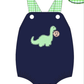 Navy Dino Applique Collection - Boy Bubble - eta July Boyis