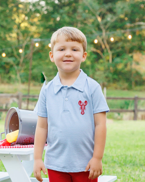 Bayou Boil Polo Smock Candy