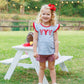 Bayou Boil Scallop Short Set Smock Candy