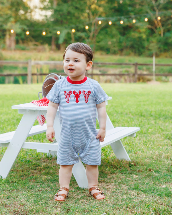 Bayou Boil Romper Smock Candy