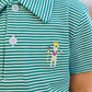King Cake Baby Polo Smock Candy