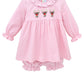 Run Run Rudolph Bloomer Set Smock Candy