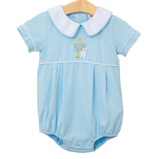 He is Risen Collared Bubble Smock Candy
