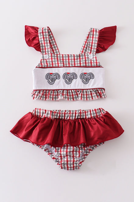 Alabama 2 pc Embroidered Girl Swimsuit Magic Group