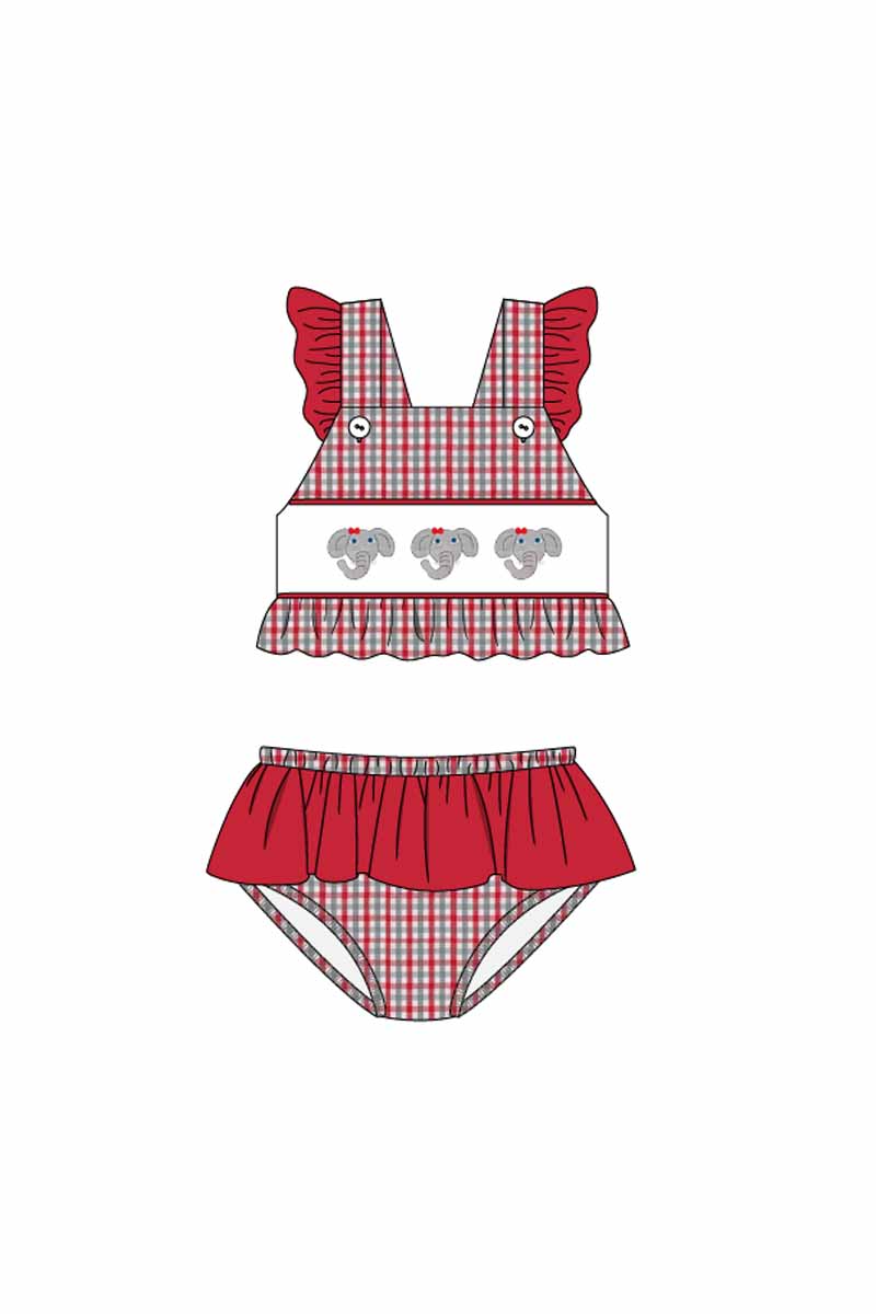 Alabama 2 pc Embroidered Girl Swimsuit Magic Group