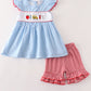 Back to School Bus Girl Set Honeydew
