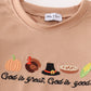 Khaki Thanksgiving God is Great Boys Set Honeydew