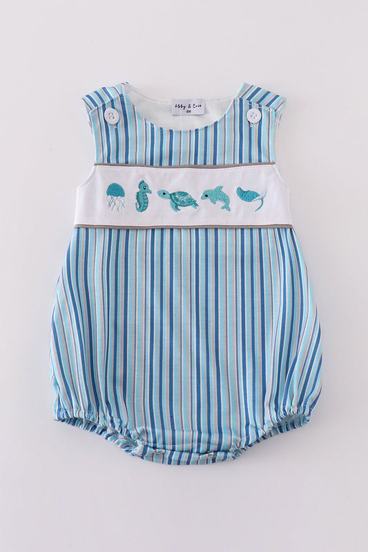 Blue Stripe Marine Creature Honeydew