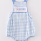 I Love Mama Boy Romper Honeydew