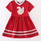 Alabama Applique Girl Dress Honeydew