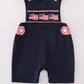 Navy Flag Embroidery Boy Jonjon Honeydew