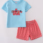 Blue patriotic USA embroidery collection Magic Group