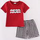 Alabama RT Boy Short Smocked Set Honeydew