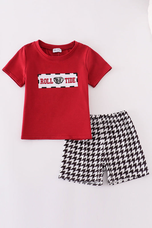 Alabama RT Boy Short Smocked Set Honeydew