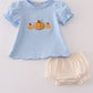 Blue Pumpkin French Knot Bloomer Set Honeydew