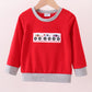 Red Vehicle Hearts Shirt Honeydew