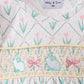 Bunny Bow Smocked Dress Honeydew