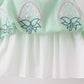 Green Strawberry Smocked Dress Honeydew