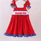 Red Heart American Cutie Smocked Dress Honeydew