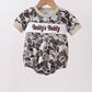 Camouflage Daddy's Buddy Smocked Bubble Honeydew