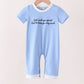 Blue Embroidery "God Made you Special" Jonjon Honeydew