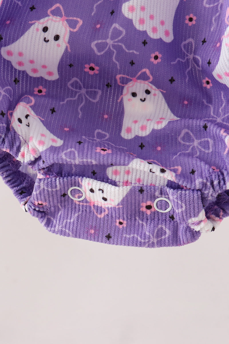 Spooky Cute Smocked Bubble Honeydew
