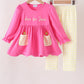 Pink Shine for Jesus Embroidery Pants Set Honeydew