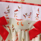Holiday Goose Girl Ruffle Bow Embroidery Girl Romper Honeydew