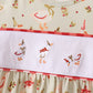 Holiday Goose Girl Embroidery Pants Set Honeydew