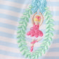 Blue Stripe Nutcracker Embroidery Ruffle Dress southernsweetpea