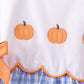 Blue Gingham Embroidery Bow Girl Bloomer Set Honeydew