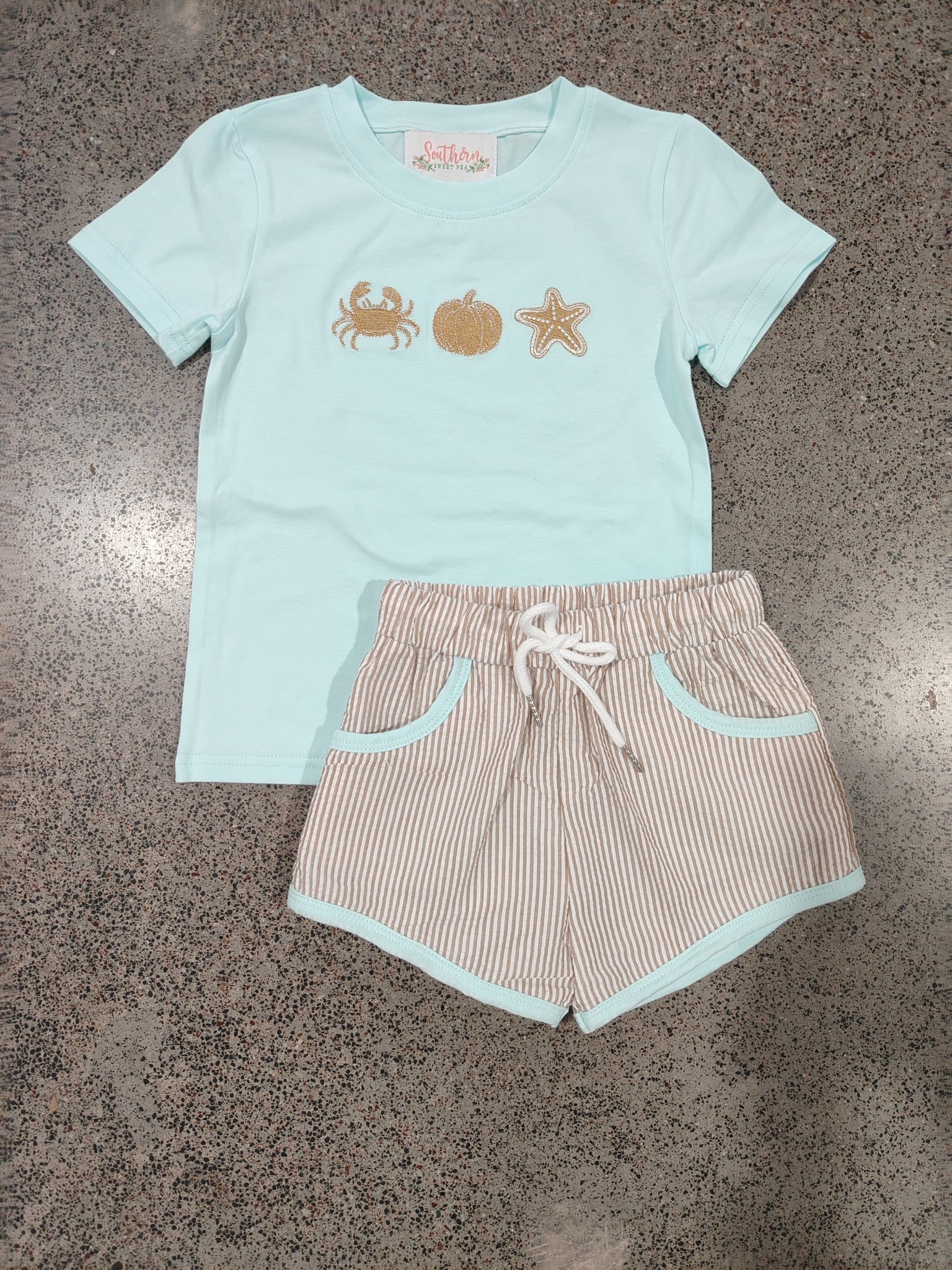 Coastal Fall SSP exclusive Boy Short Set Collection- Eta August Boyis