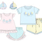 Sailboat Embroidery Collection - Boy Set - eta July Boyis