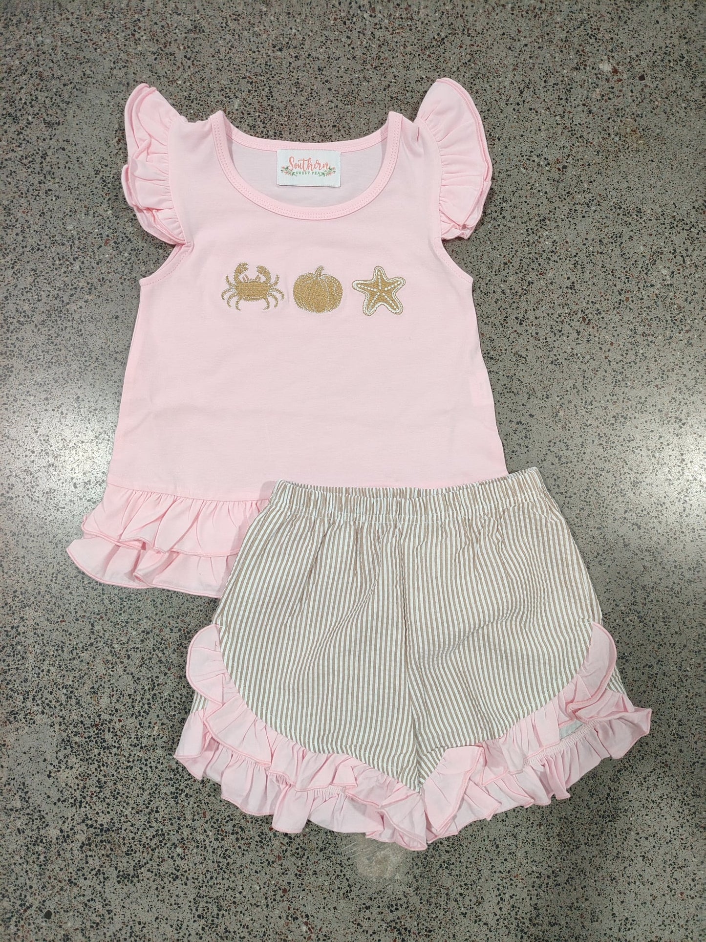 Coastal Fall SSP exclusive Girl Short Set Collection- Eta August Boyis