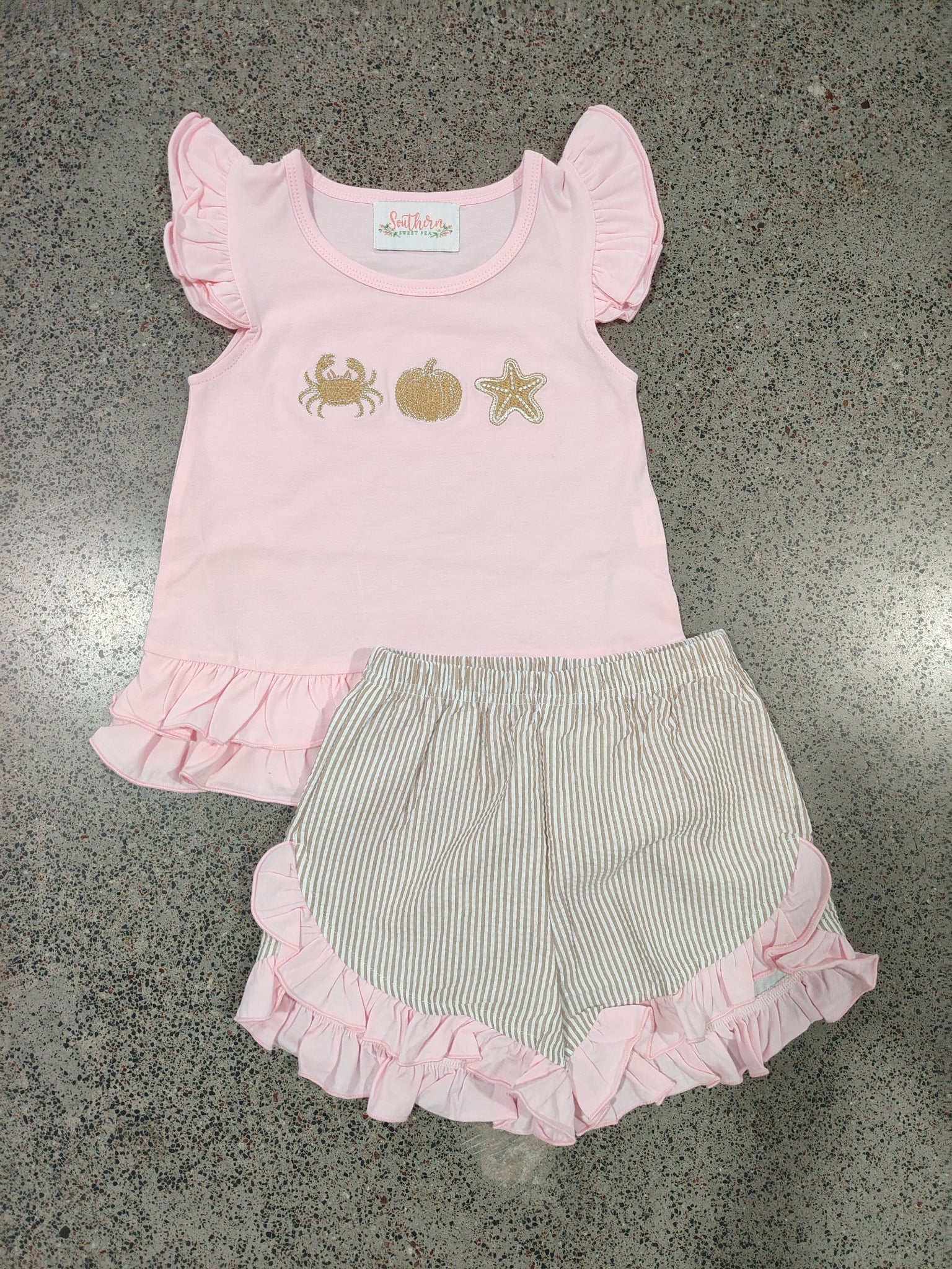 Coastal Fall SSP exclusive Girl Short Set Collection- Eta August Boyis