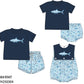 Camo Sharks Applique Collection - Diaper Set Boyis