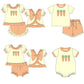 Orange and Yellow Carrot Sibling Collection - Eta February Boyis