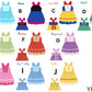 Princess Dresses Collection Template- ETA February Boyis