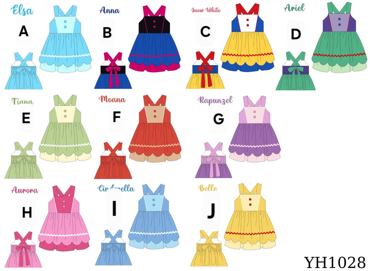 Princess Dresses Collection Template- ETA February Boyis