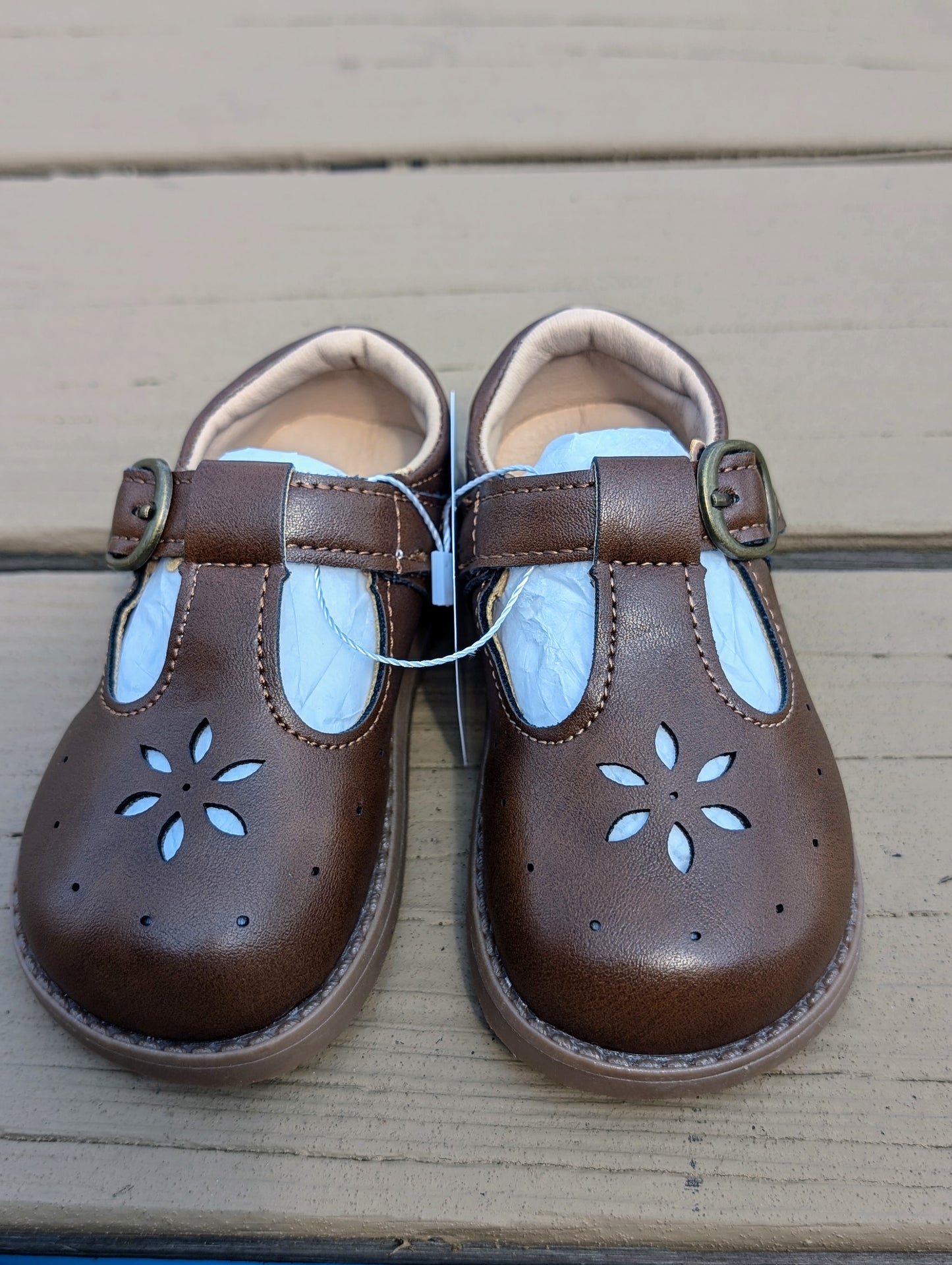 Brown Vintage Appleseed Mary Jane Shoes Honeydew