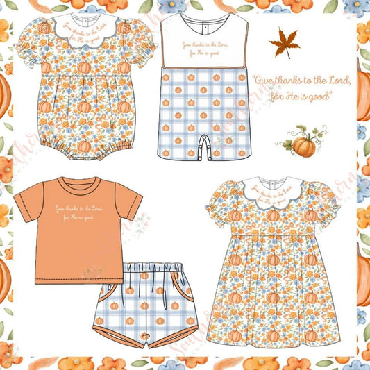 Give Thanks To the Lord for He is Good Embroidery Collection - eta September Sweet Haven Boutique
