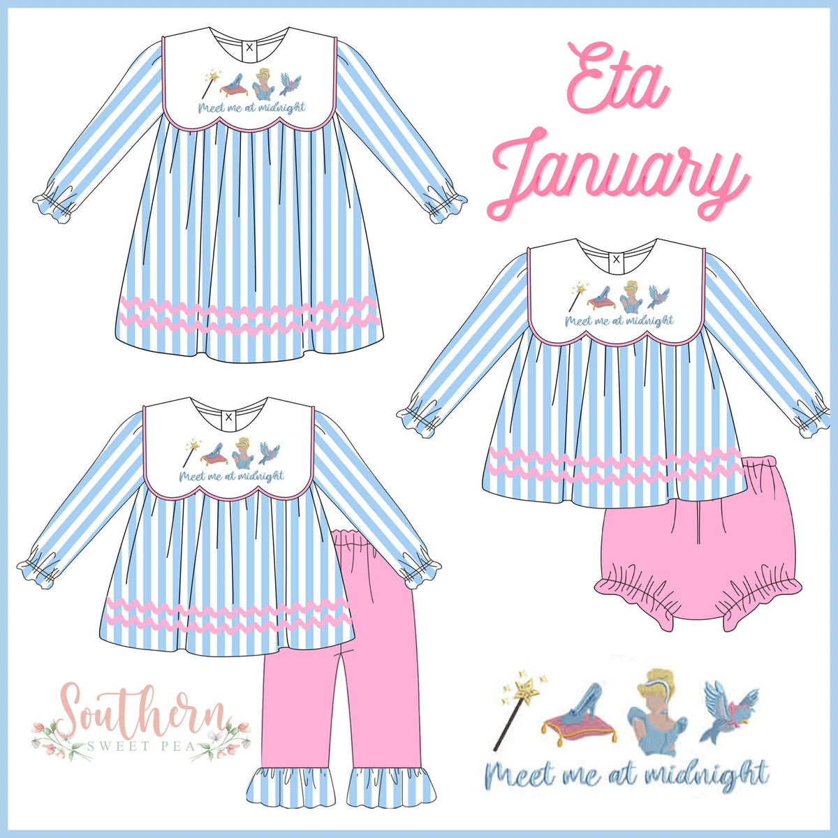 Meet Me at Midnight Embroidery Collection - ETA January Boyis