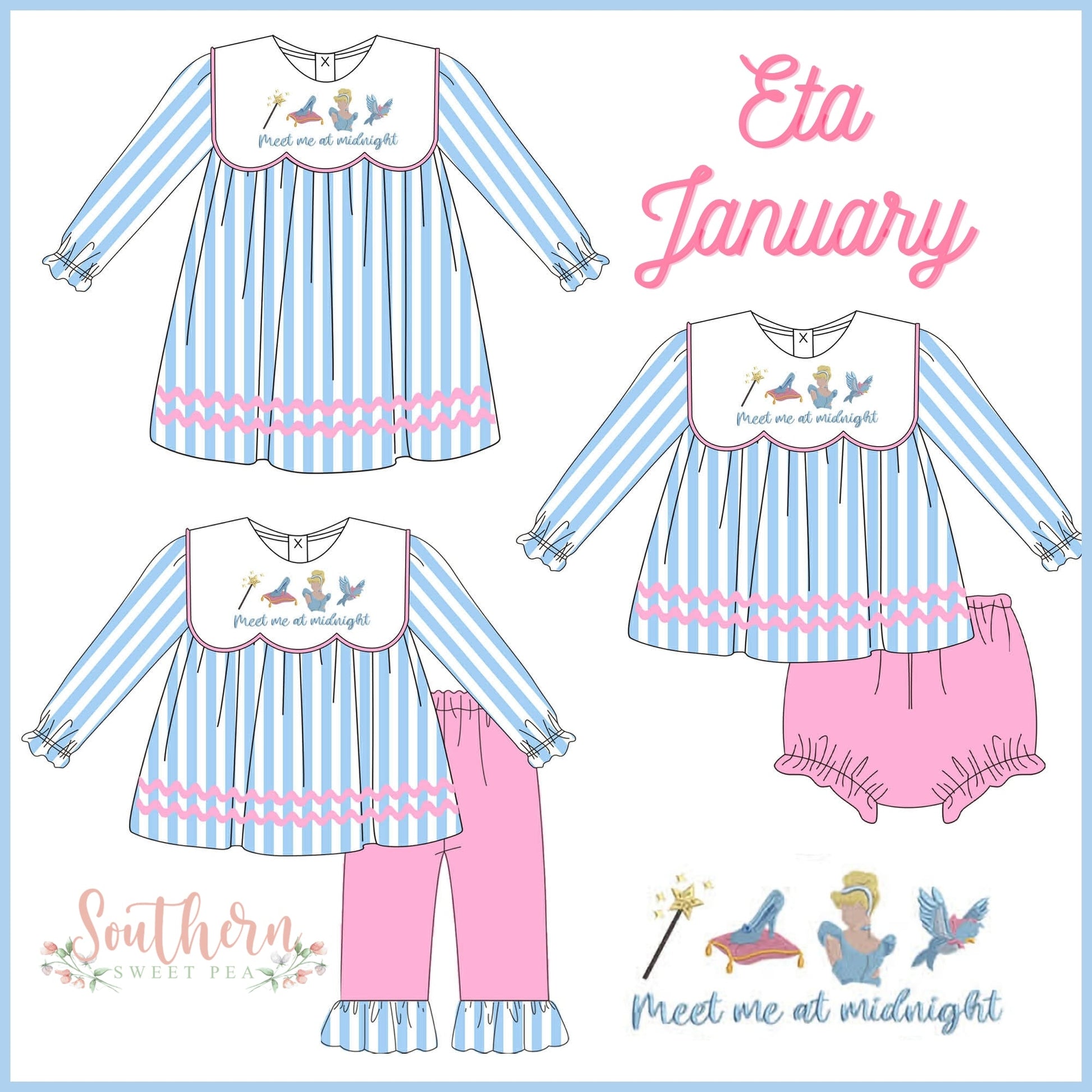 Meet Me at Midnight Embroidery Collection - ETA January Boyis