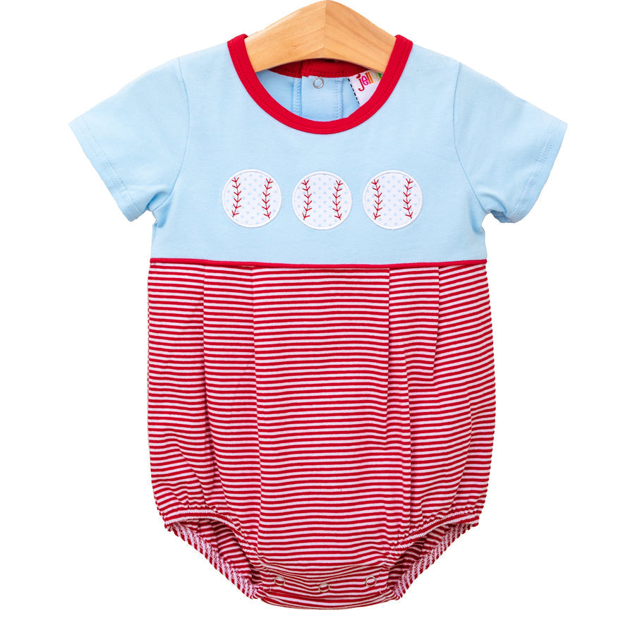 Take Me Out To The Ball Game Bubble Smock Candy